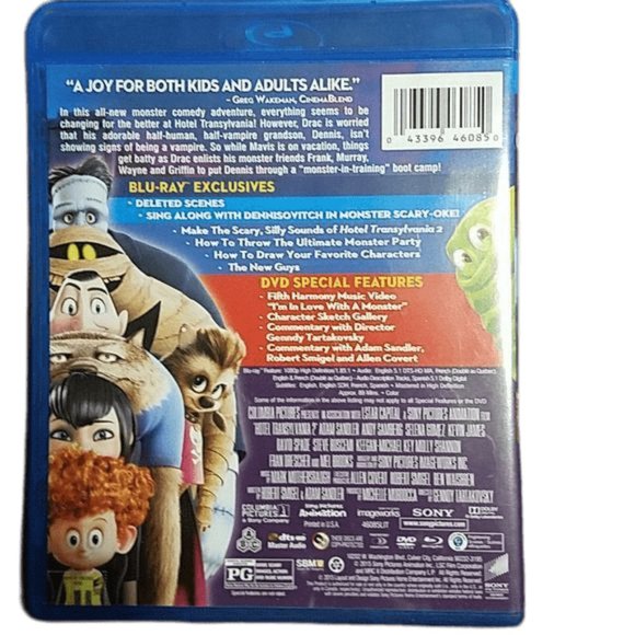 Hotel Transylvania 2 Children's Animated Movie 2 Disc DVD and Blu Ray Set Family - Picture 4 of 5